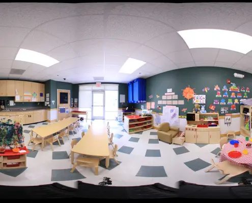 students learning to tell time using Montessori clock materials